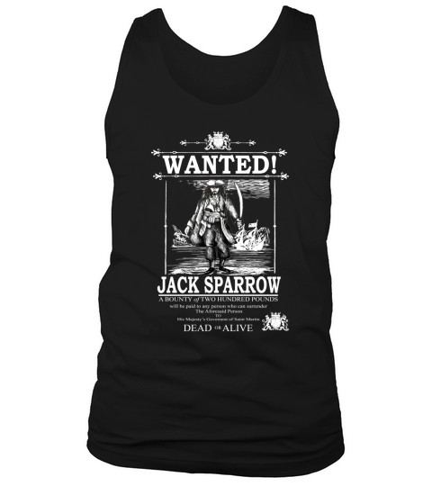 PIRATES OF CARIBBEAN T SHIRT Tank Top Unisex