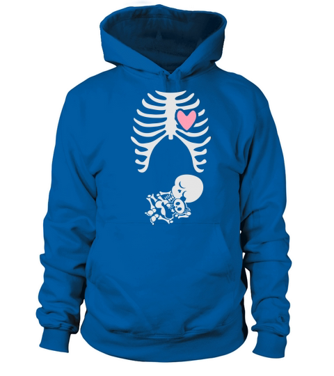 Womens pregnancy announcement t-shirt "baby xray" Women's Hoodie