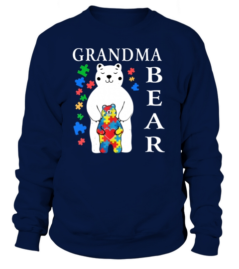 Grandma Bear Autism Awareness Women's Sweatshirt
