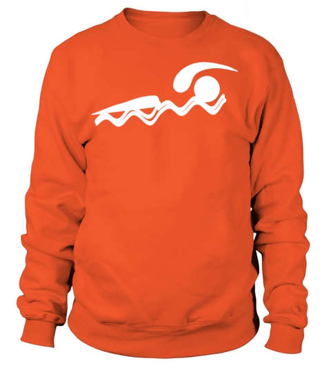 Swim Sports Water Present Olympic White Women's Sweatshirt