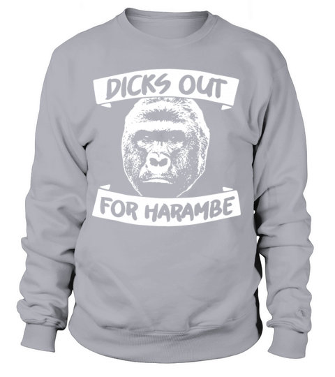 Dicks Out For Harambe Gorilla meme Women's Sweatshirt