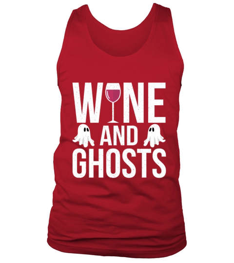 Wine And Spirits Ghost Hunter Paranormal Spirit Men's Tank Top