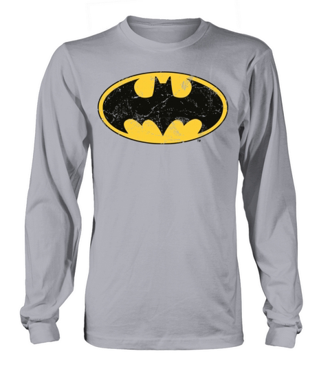 Justice League Batman Logo Vintage Women's Long Sleeve