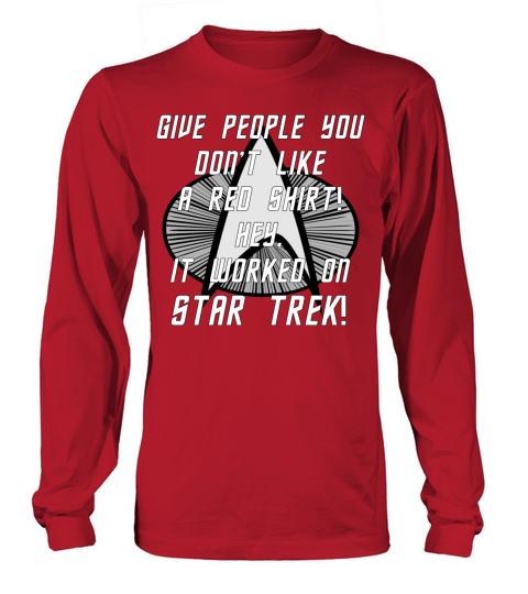 Red Shirt On Trek Women's Long Sleeve