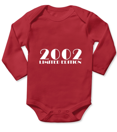 2002 Limited Edition Long Sleeve Baby One-Piece