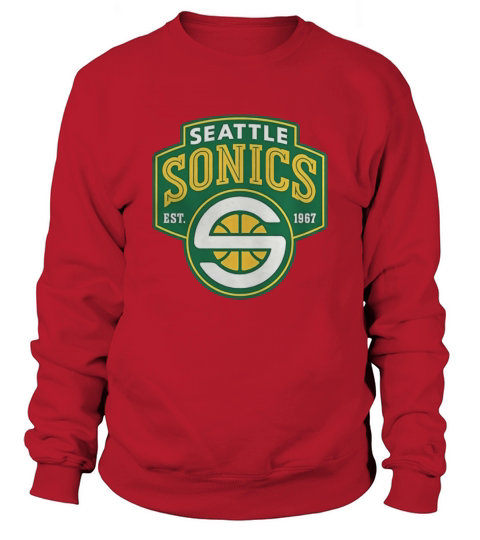 Seattle Supersonics Men Sweatshirt Unisex