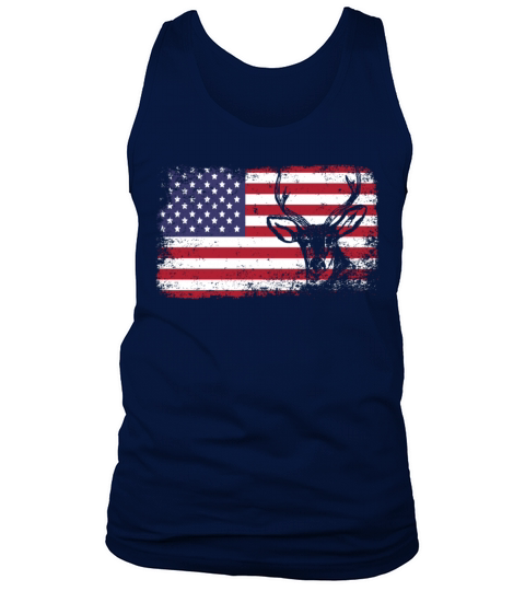 american flag deer Men's Tank Top