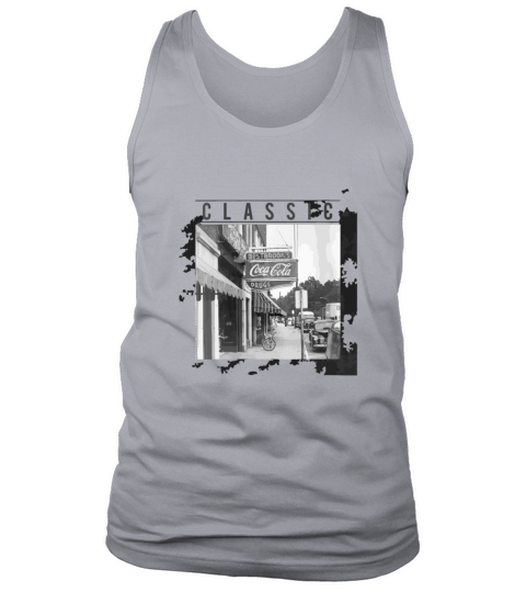 Coca-Cola Vintage Store Front Sign Photograph Men's Tank Top