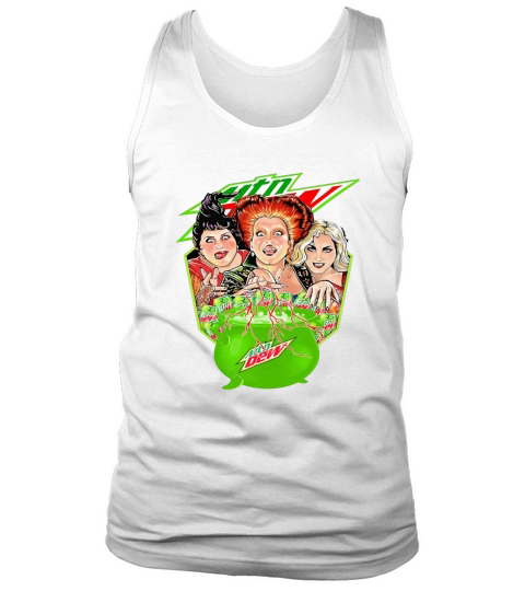 Halloween hocus pocus witch mountain dew shirt Tank Top Unisex