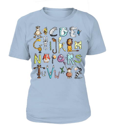 Colorful Animal Alphabet - Animals Women's T-Shirt
