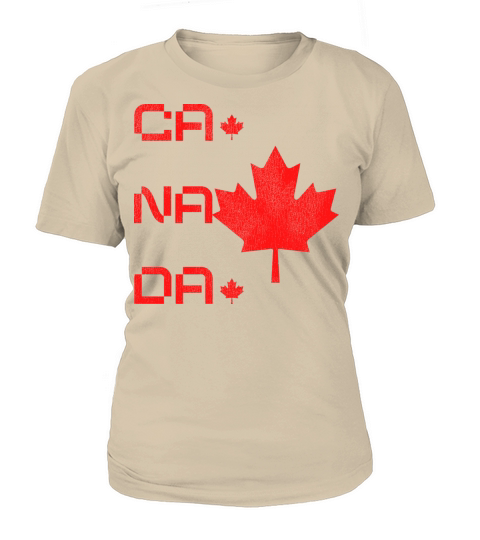 Canada retro text vintage maple leaf t-shirt Women's T-Shirt