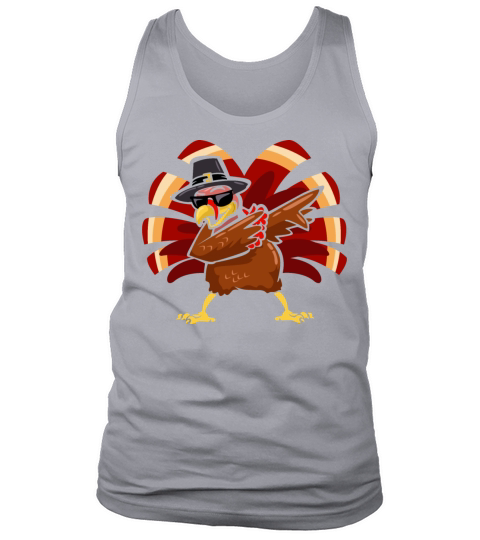 Dabbing Turkey Shirt Thanksgiving Boys Kids Men Men's Tank Top