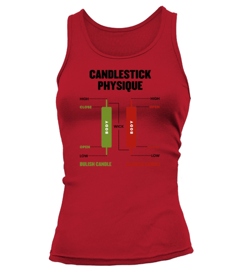 Candlestick Physique Stock Market Day Trader Tank top Woman