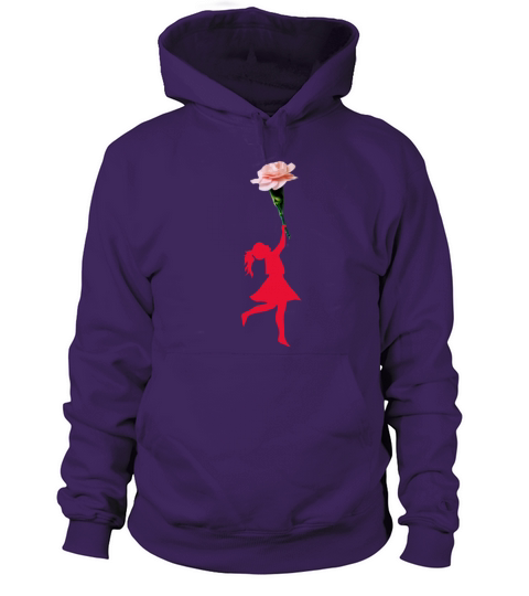 Coronation Flower Girl Banksy Men's Hoodie
