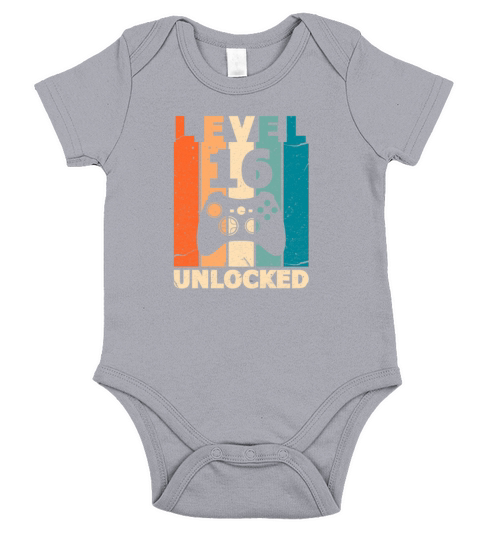 16th Birthday Gamer Short Sleeve Baby One-Piece