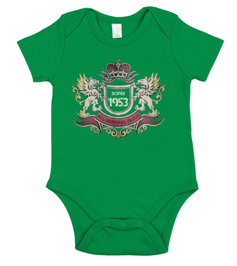 1953 age birthday born of legend Short Sleeve Baby One-Piece