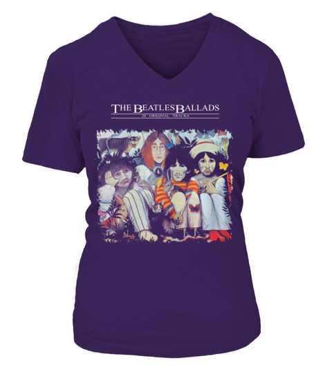 The Beatles Ballads V-neck T-Shirt Woman