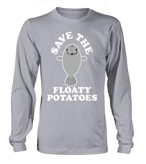 Save The Floaty Potatoes Shirt Chubby Unicorns Rhi Men's Long Sleeve