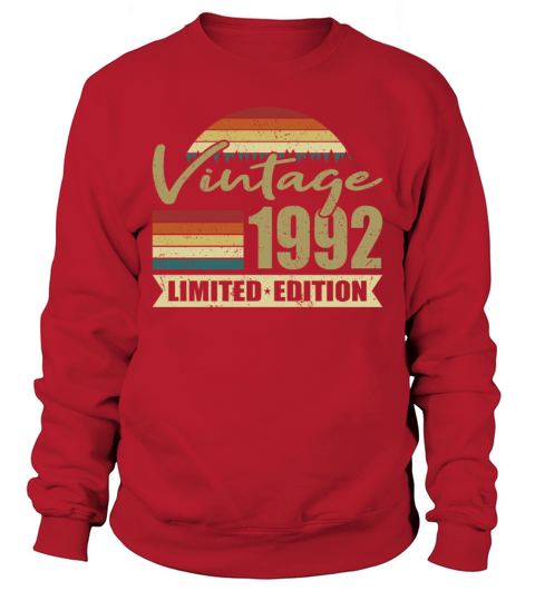 30th birthday vintage 1992 limited edition Sweatshirt Unisex