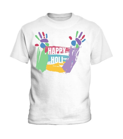 Happy Holi T-Shirt Colors India Hindu Spring Kids T-Shirt
