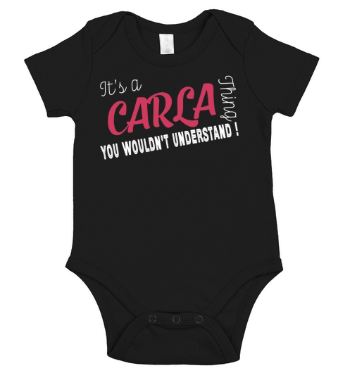 Carla Its Carla Thing - TeeForCarla Short Sleeve Baby One-Piece