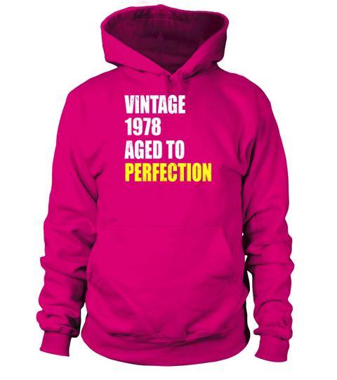 Vintage 1978 aged to perfection 43 birthday gift Men's Hoodie