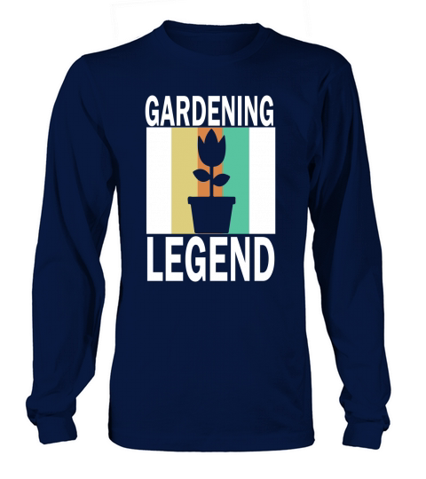 Retro Gardening Legend T-Shirt, Growing Gardener Planter Tee Long sleeved Unisex