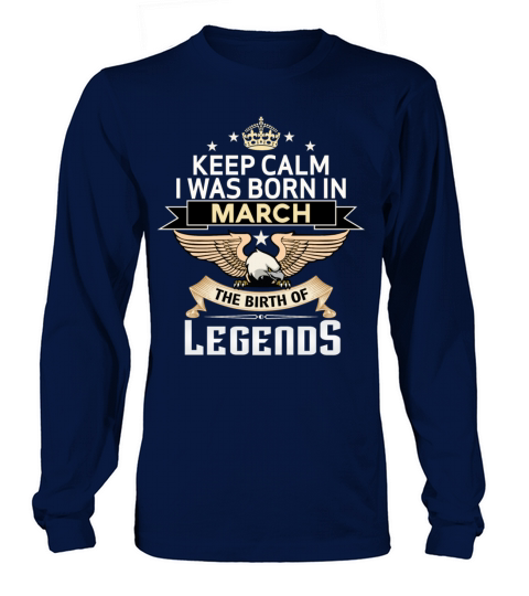 BORN IN MARCH Women's Long Sleeve