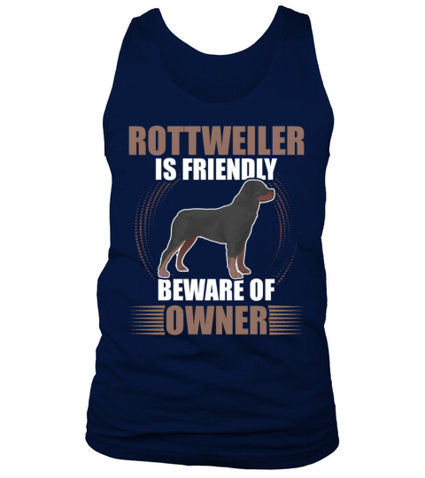 Funny Rottweiler Dog Owner Joke Men's Tank Top