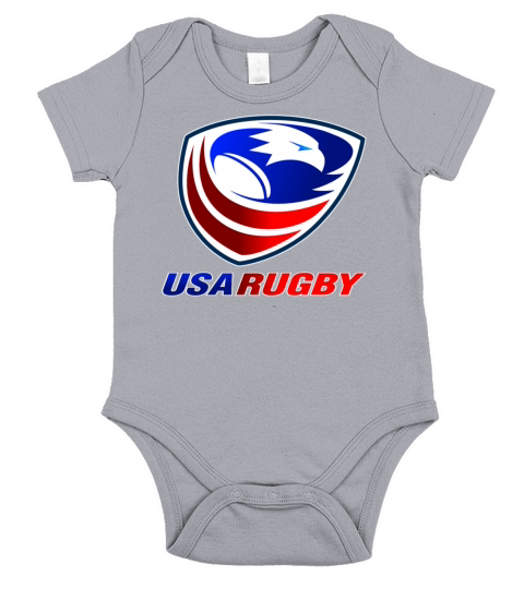 USA Rugby Short Sleeve Baby One-Piece
