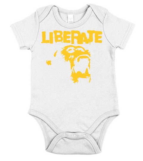 Animal liberation funny Short Sleeve Baby One-Piece