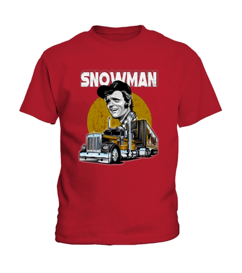 Snowman Smokey Truck Vintage Kids T-Shirt