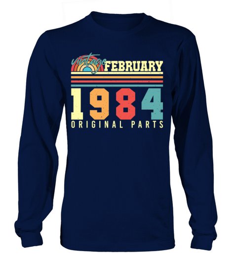 Born February 1984 Vintage Men's Long Sleeve