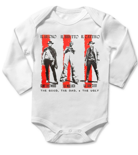 The Good The Bad And The Ugly TShirt Long Sleeve Baby One-Piece