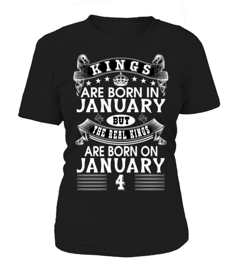 KINGS ARE BORN IN JANUARY Women's T-Shirt