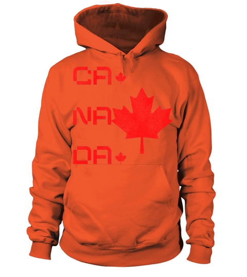 Canada retro text vintage maple leaf t-shirt Women's Hoodie