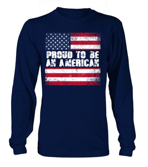 Proud To Be An American - USA Flag Women's Long Sleeve