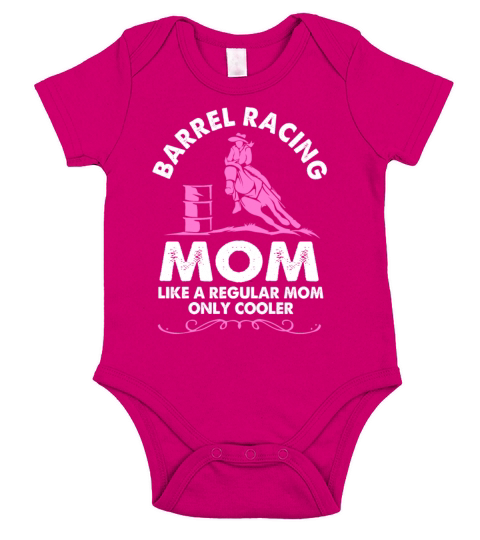 Horse Riding Rodeo Barrel Racing Mom For Women Short Sleeve Baby One-Piece