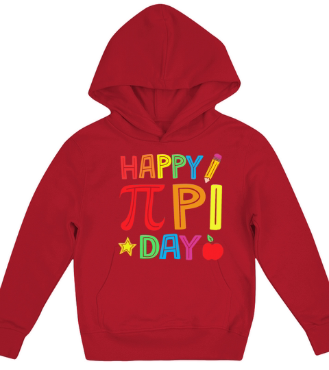 Retro Vintage Happy PI Day 2022 Math Lover Mathema Kids Hoodie
