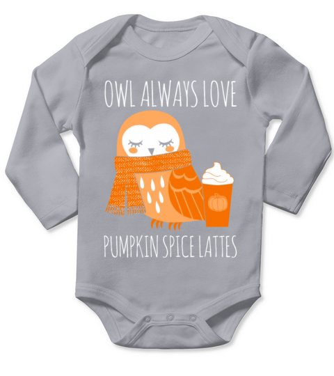 Owl Always Love Pumpkin Spice Lattes Long Sleeve Baby One-Piece
