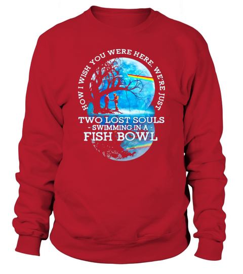 LGBT Pink Floyd how I wish you were here were just two lost souls swimming in a fish bowl Men's Sweatshirt