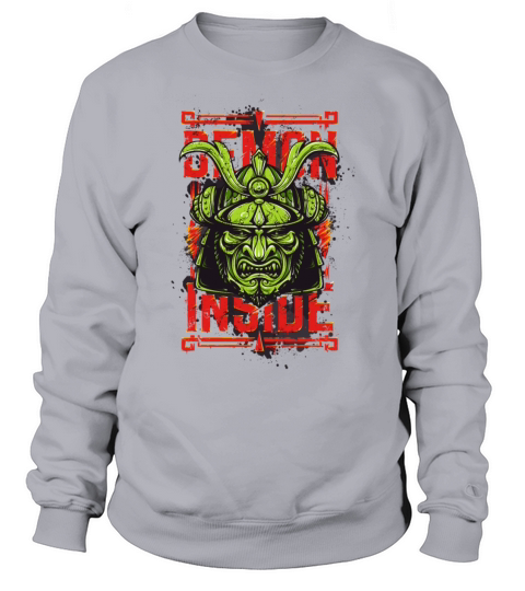 Demon Inside Samurai Mask Women's Sweatshirt