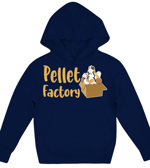 Pellet Factory Quote for a Guinea Pig Nerd Kids Hoodie