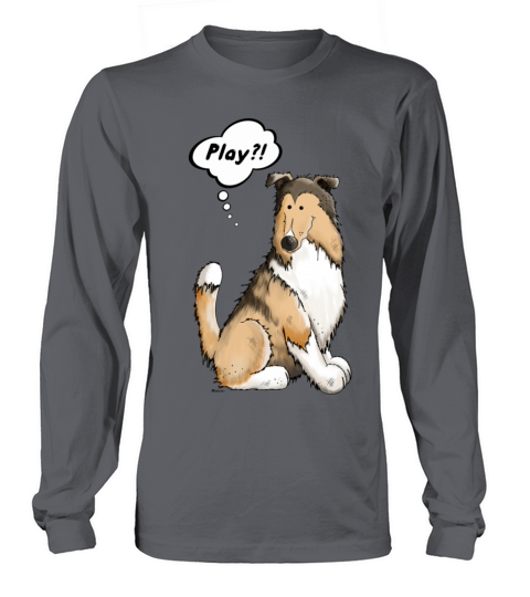 Play Collie - Dog - Dogs - Gift - Cartoon Women's Long Sleeve