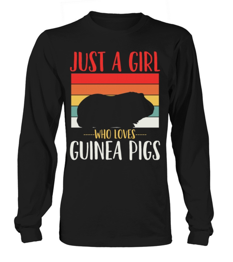 Guinea Pigs Guinea Pig Lover Vintage Women's Long Sleeve