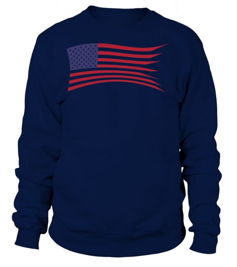 USA Flag of the proud United States I have a dream Men's Sweatshirt