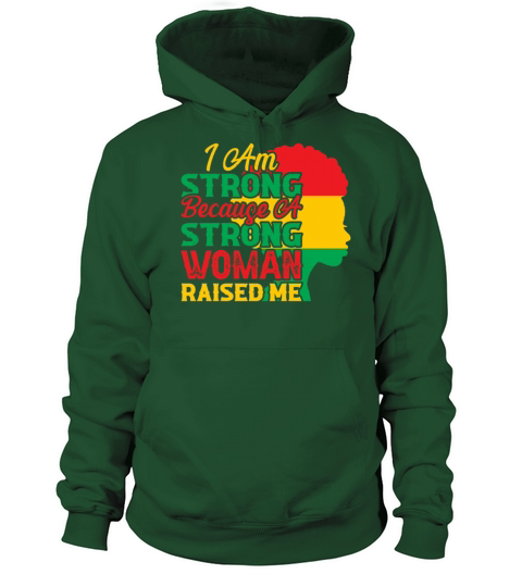 Proud Black Woman Black History Month Women's Hoodie