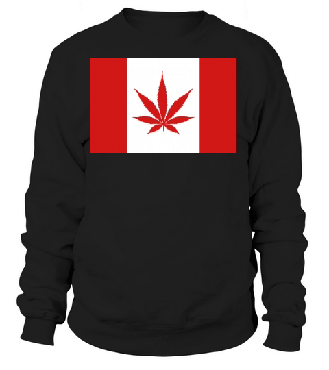 canada weed flag Women's Sweatshirt