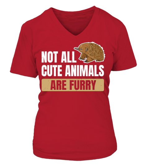 Not all cute animals are furry Design for an V-neck T-Shirt Woman