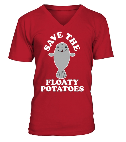 Save The Floaty Potatoes Shirt Chubby Unicorns Rhi Men's V-Neck T-shirt